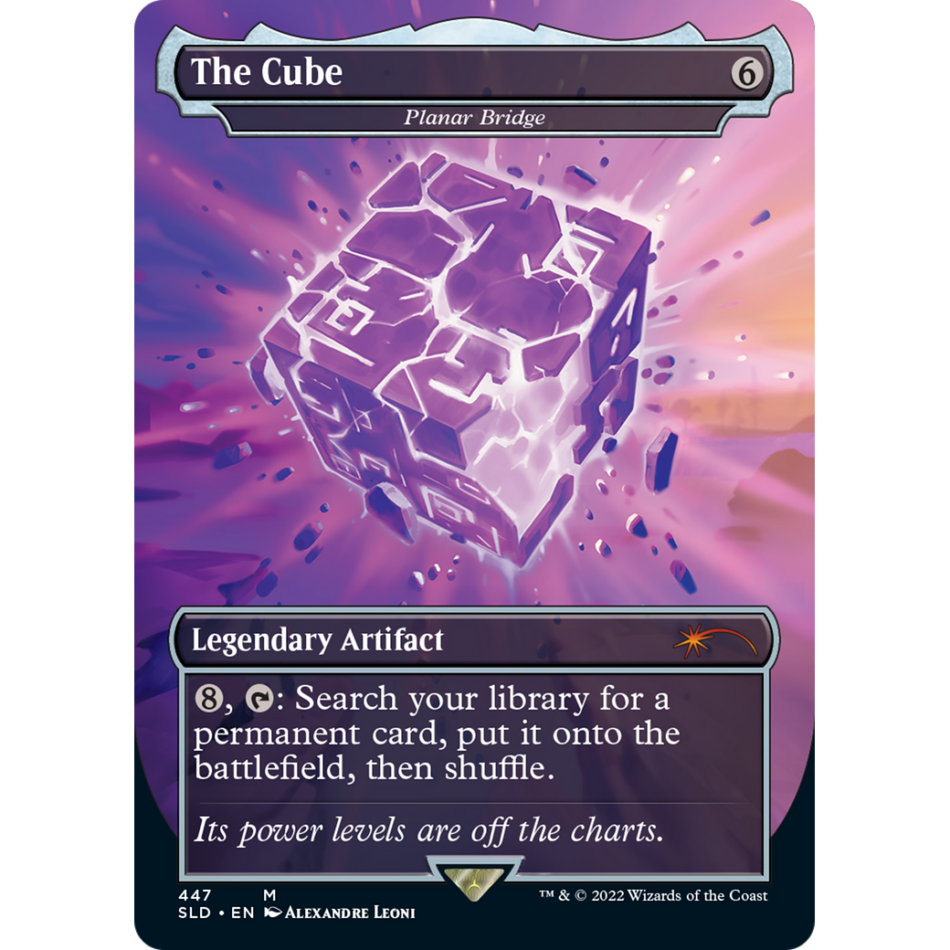 The Cube - Planar Bridge (SLD-447) - Secret Lair Drop / The Cube (Borderless)