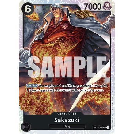 Sakazuki (Reprint) (OP02-099) - Premium Booster -The Best- Foil