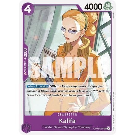 Kalifa (Reprint) (OP03-060) - Premium Booster -The Best-