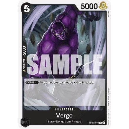 Vergo (Reprint) (OP03-079) - Premium Booster -The Best-