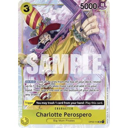 Charlotte Perospero (Reprint) (OP03-113) - Premium Booster -The Best- Foil