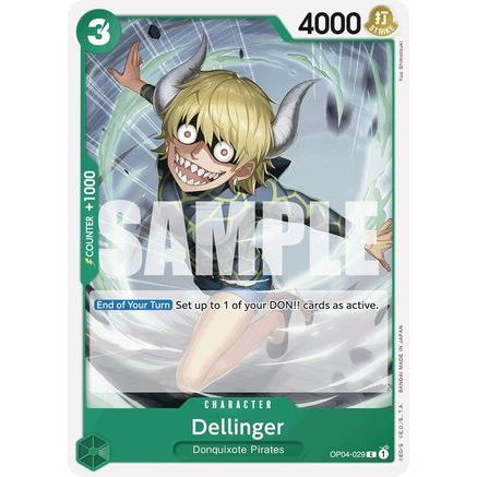 Dellinger (Reprint) (OP04-029) - Premium Booster -The Best-