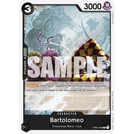 Bartolomeo (OP04-089) (Reprint) (OP04-089) - Premium Booster -The Best- Foil