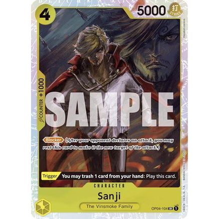 Sanji (Reprint) (OP04-104) - Premium Booster -The Best- Foil