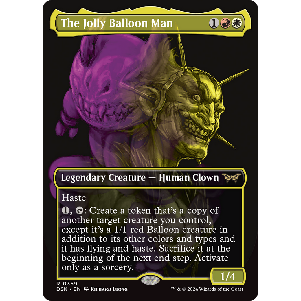 The Jolly Balloon Man (DSK-359) - Duskmourn: House of Horror (Borderless) Foil