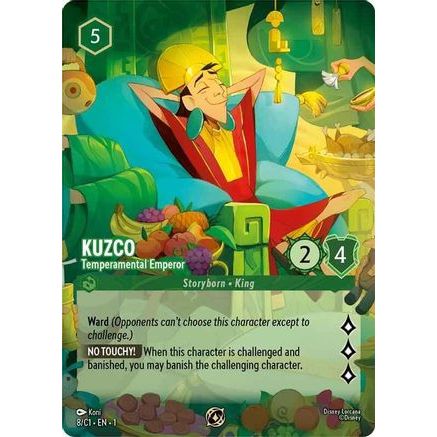 Kuzco - Temperamental Emperor (8) - Disney Lorcana Promo Cards Holofoil