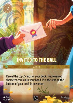 Invited to the Ball (6) - Disney Lorcana Promo Cards Holofoil