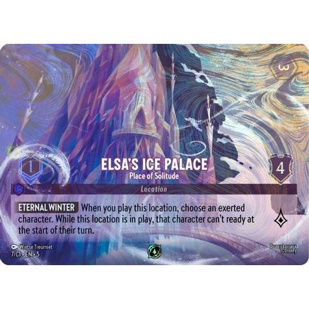 Elsa's Ice Palace - Place of Solitude (7) - Disney Lorcana Promo Cards Holofoil