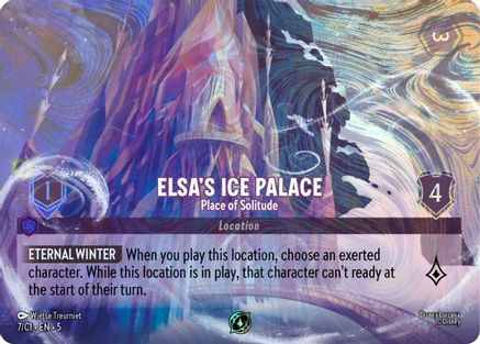 Elsa's Ice Palace - Place of Solitude (7) - Disney Lorcana Promo Cards Holofoil