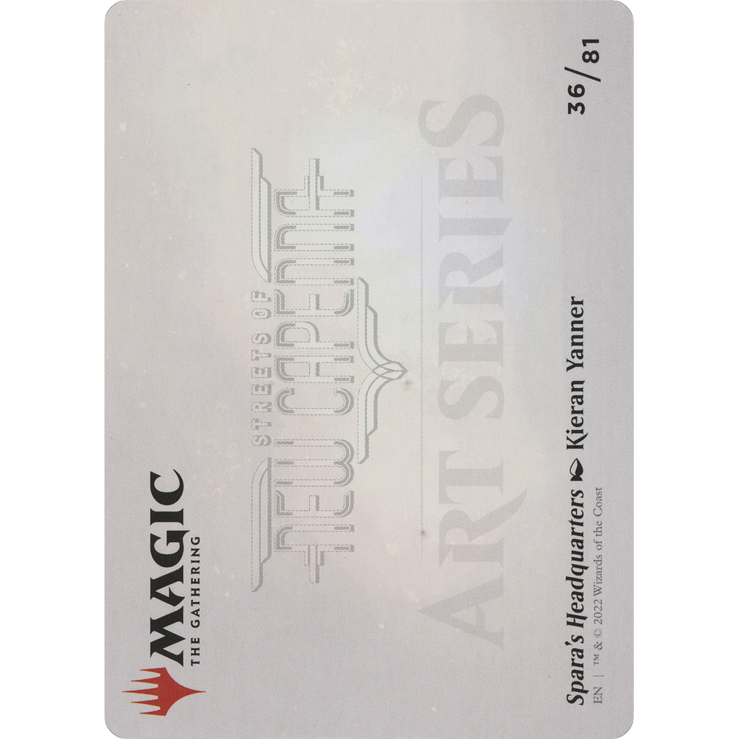 Spara's Headquarters // Spara's Headquarters (ASNC-036) - New Capenna Art Series (Borderless) Foil