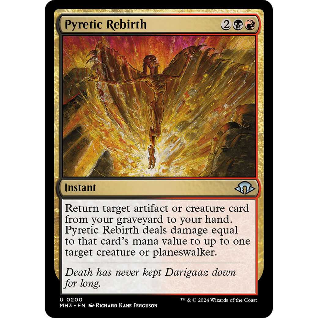 Pyretic Rebirth (MH3-200) - Modern Horizons 3 Foil