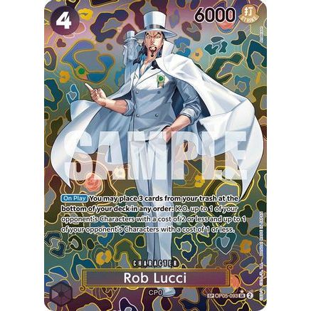 Rob Lucci (SP) (OP05-093) - Emperors in the New World Foil