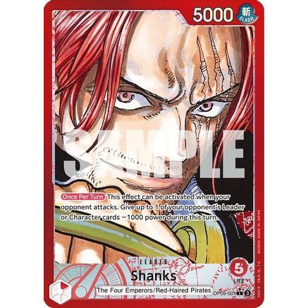 Shanks (001) (Parallel) (OP09-001) - Emperors in the New World Foil