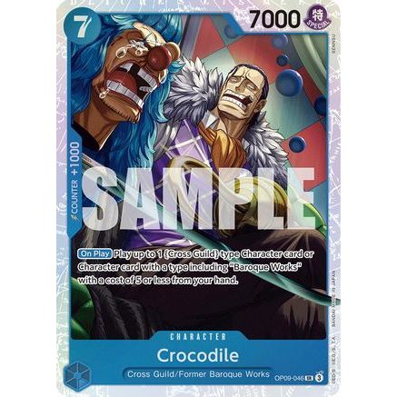 Crocodile (046) (OP09-046) - Emperors in the New World Foil