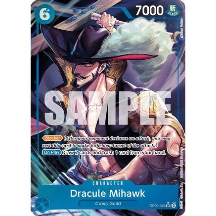 Dracule Mihawk (Parallel) (OP09-048) - Emperors in the New World Foil
