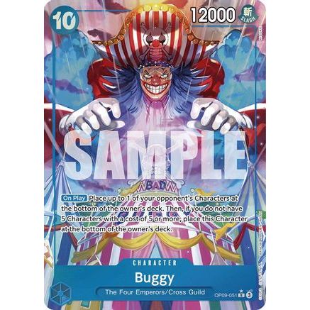 Buggy (051) (Alternate Art) (OP09-051) - Emperors in the New World Foil