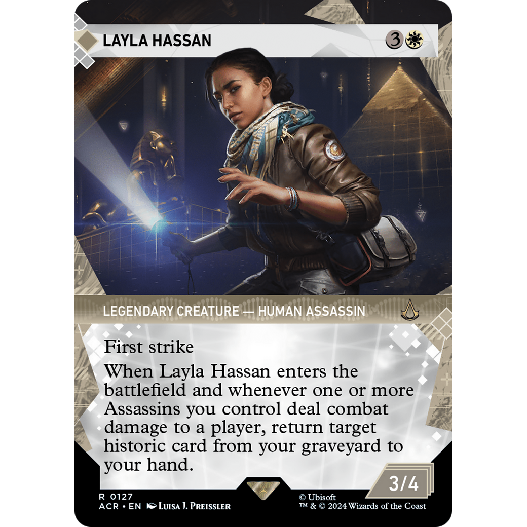 Layla Hassan (Showcase) (ACR-127) - Assassin's Creed: (Showcase) (Borderless)