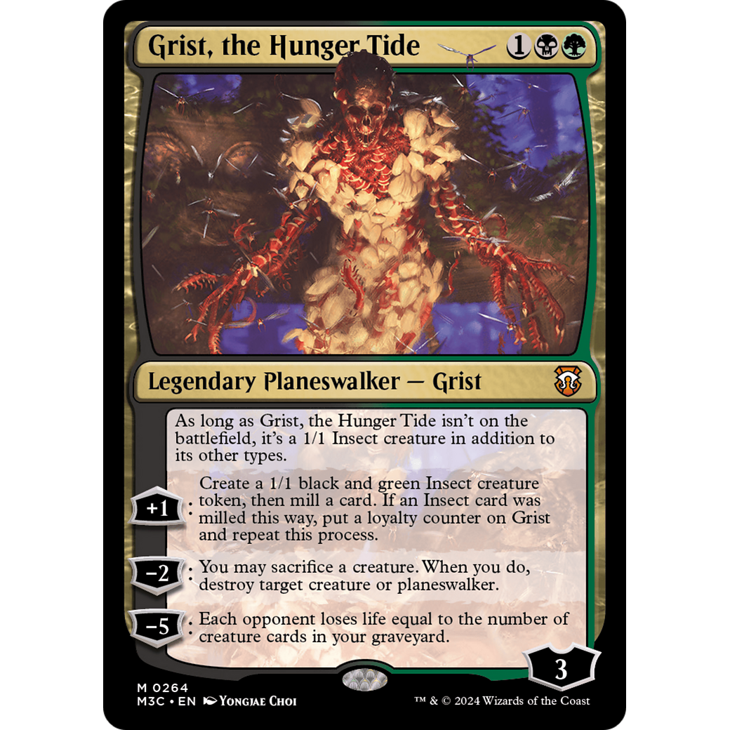 Grist, the Hunger Tide (M3C-264) - Modern Horizons 3 Commander Foil