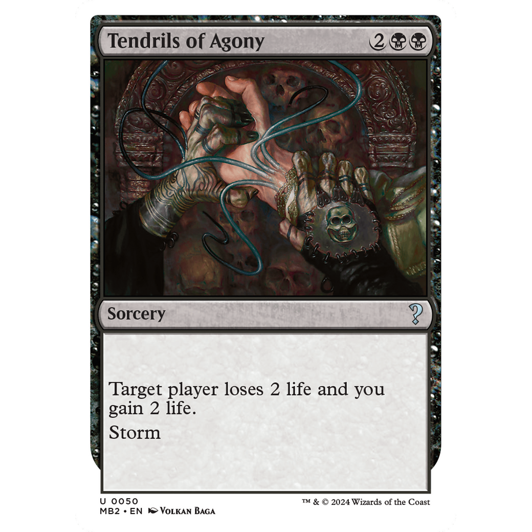 Tendrils of Agony (White Border) (MB2-050) - Mystery Booster 2