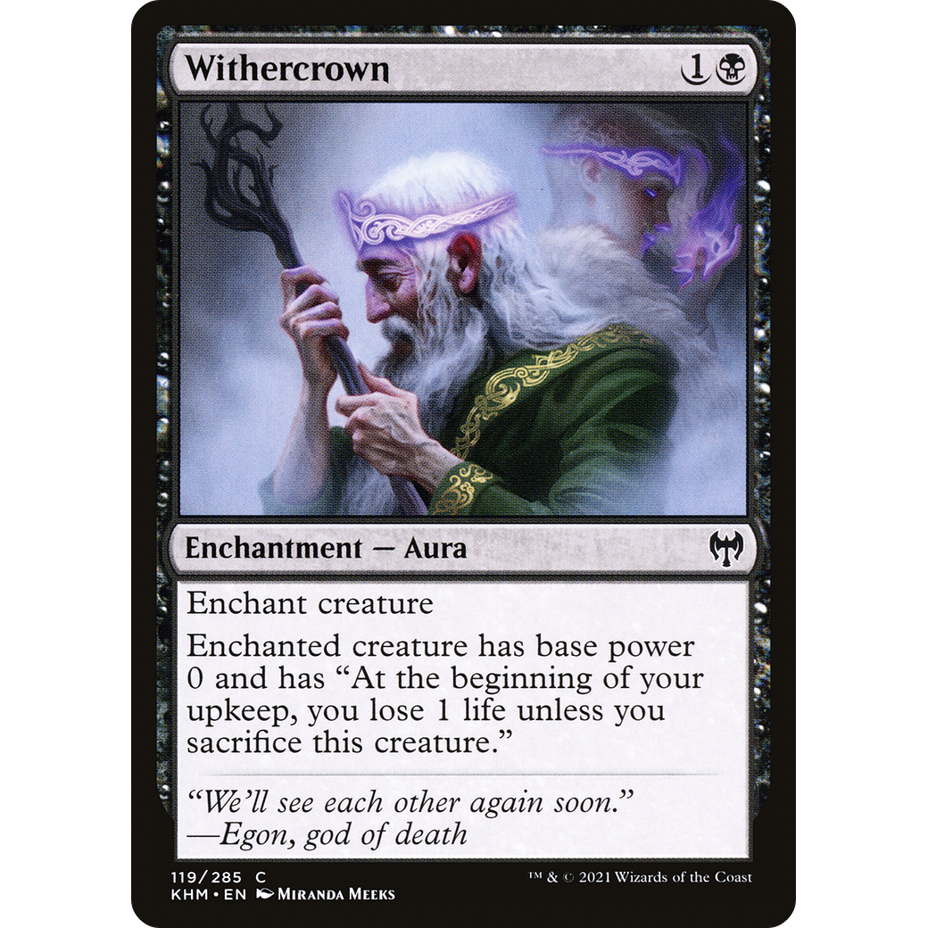 Withercrown (KHM-119) - Kaldheim Foil
