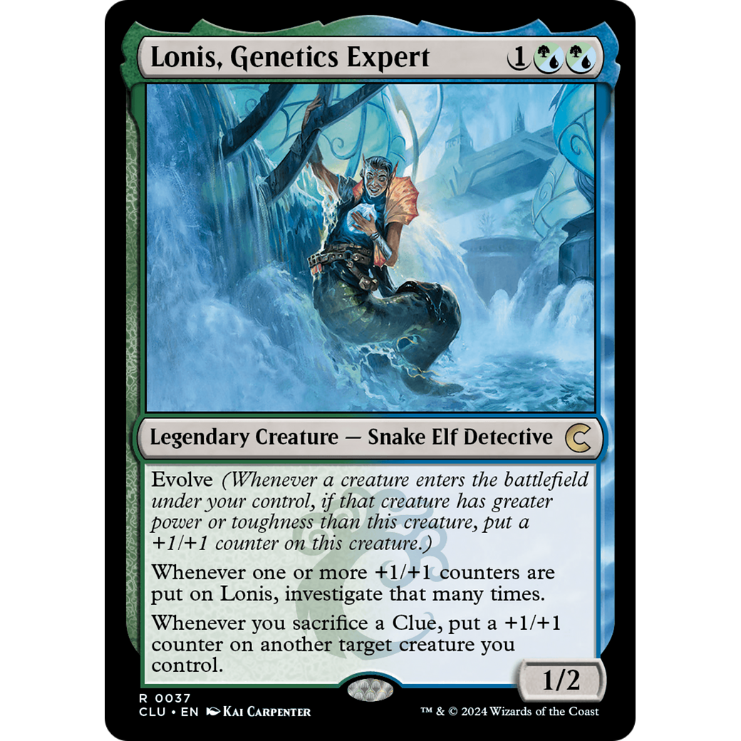 Lonis, Genetics Expert (CLU-037) - Ravnica: Clue Edition