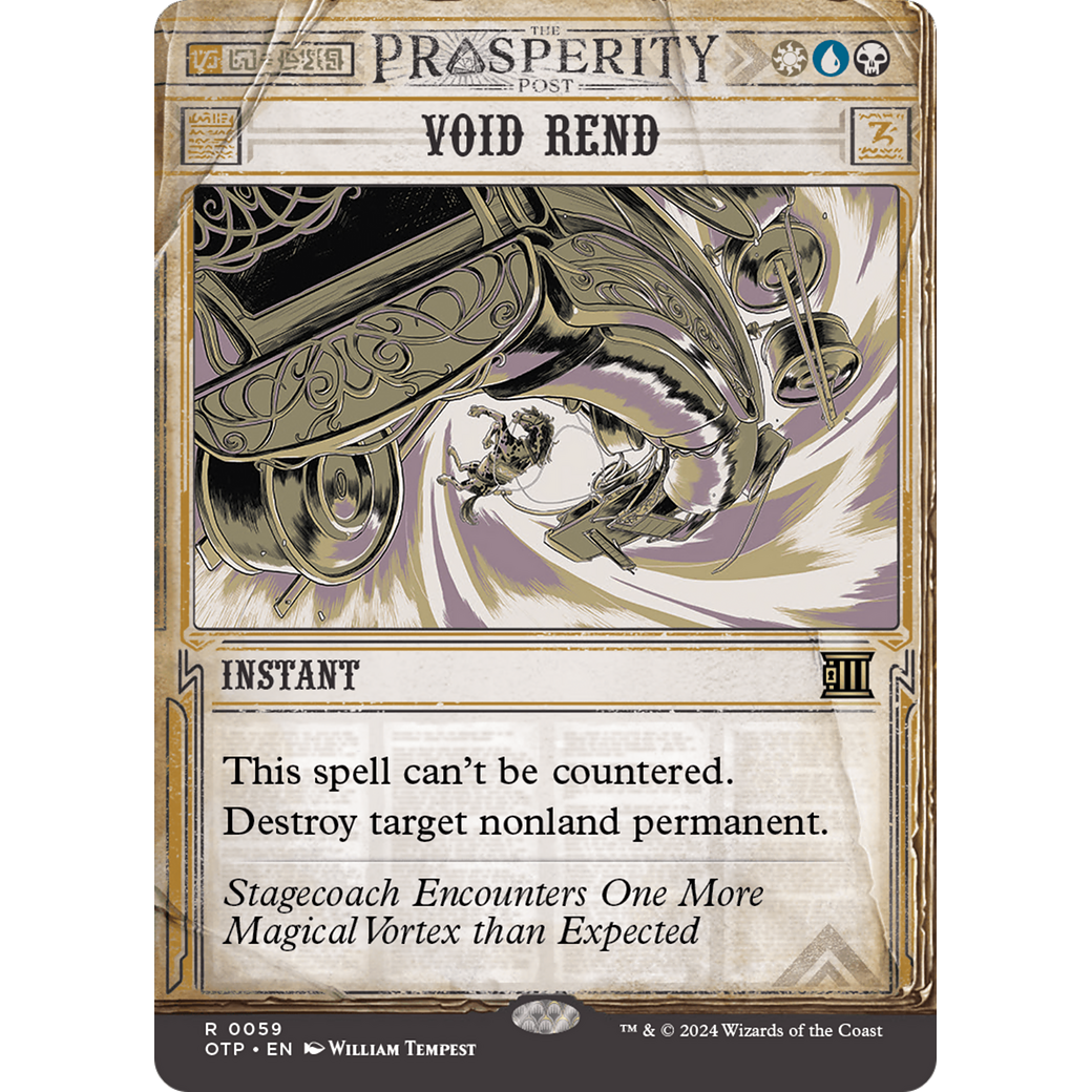 Void Rend (OTP-059) - Breaking News: (Showcase) (Borderless)