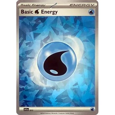 Basic Water Energy (Cracked Ice Holo) 11 - SV07 Stellar Crown Holofoil