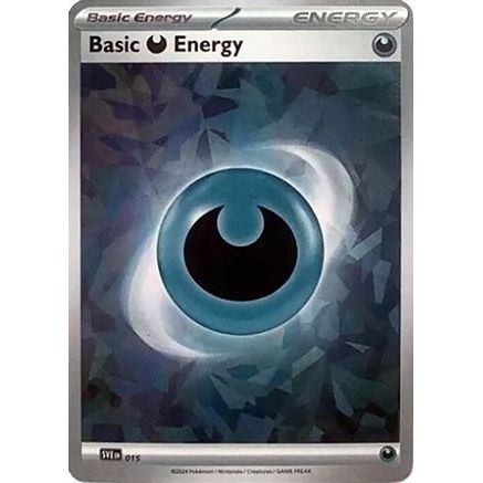 Basic Darkness Energy (Cracked Ice Holo) 15 - SV07 Stellar Crown Holofoil