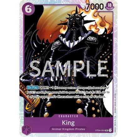 King (ST04-004) - Revision Pack Cards