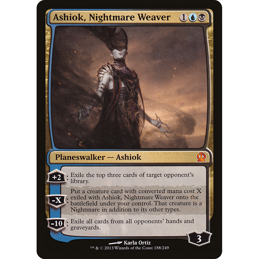 Ashiok, Nightmare Weaver (THS-188) - Theros Foil