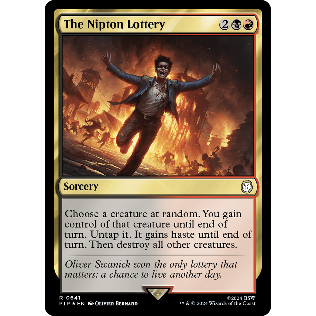The Nipton Lottery (PIP-641) - Fallout Foil