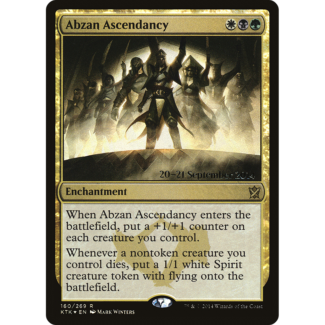 Abzan Ascendancy (PRE-160) - Khans of Tarkir Promos Foil