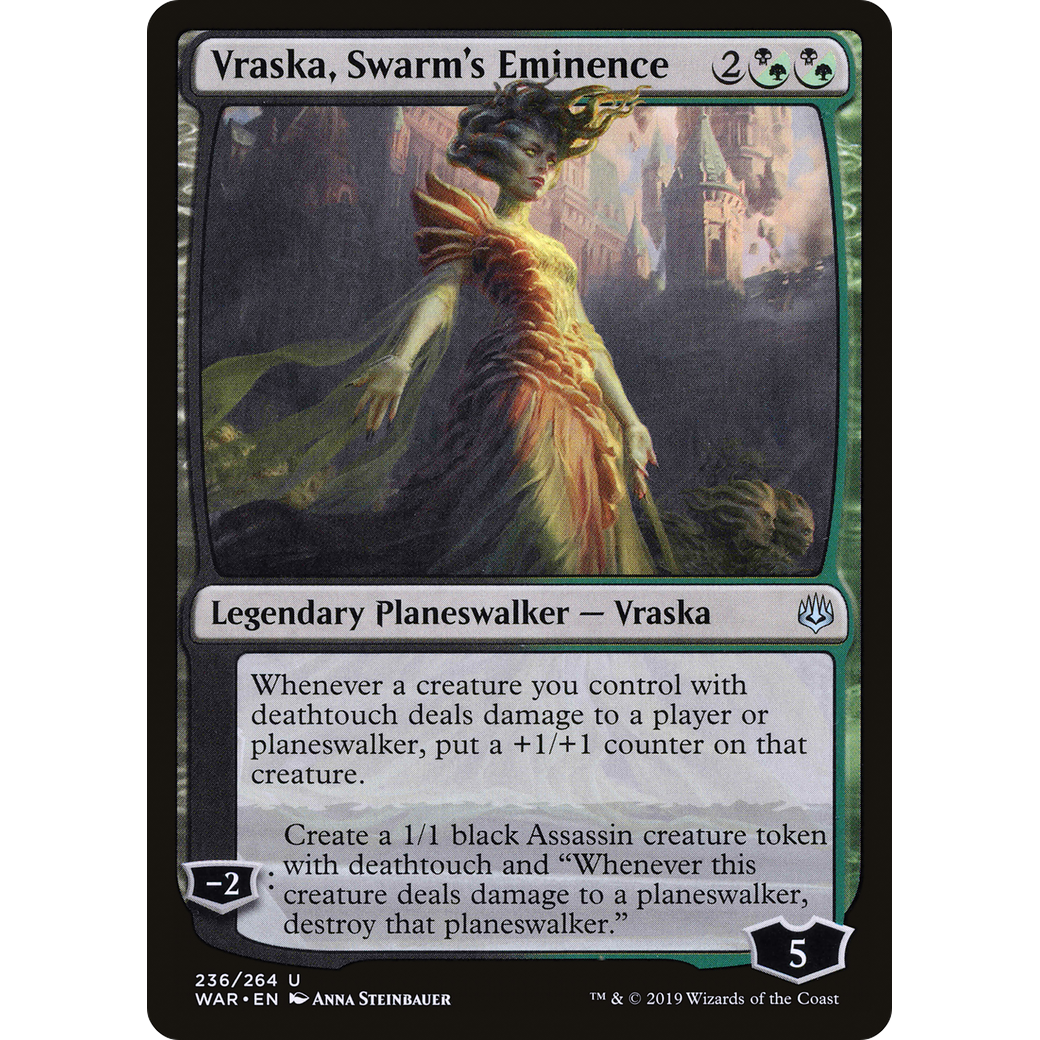 Vraska, Swarm's Eminence (WAR-236) - War of the Spark Foil