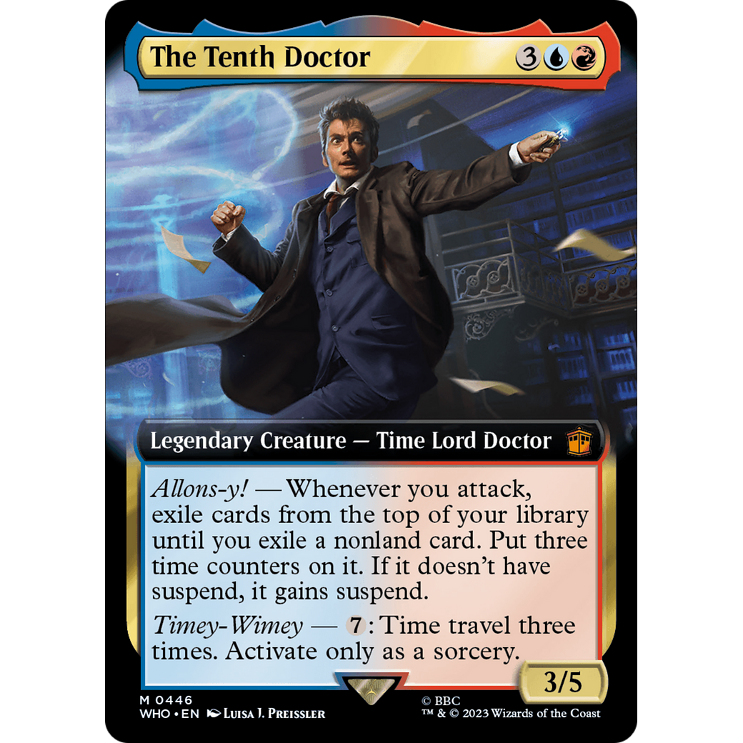 The Tenth Doctor (Extended Art) (WHO-446) - Doctor Who: (Extended Art)
