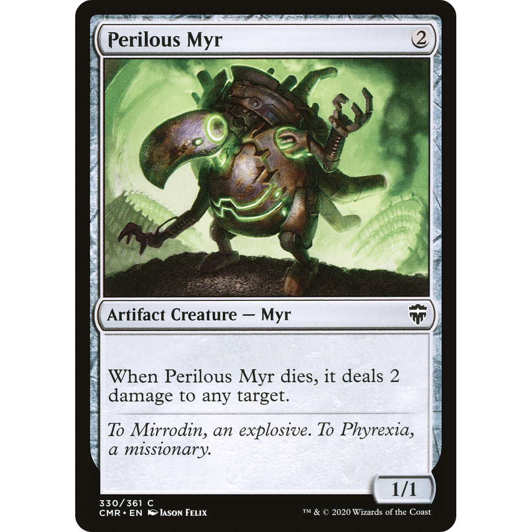 Perilous Myr (CMR-330) - Commander Legends Foil