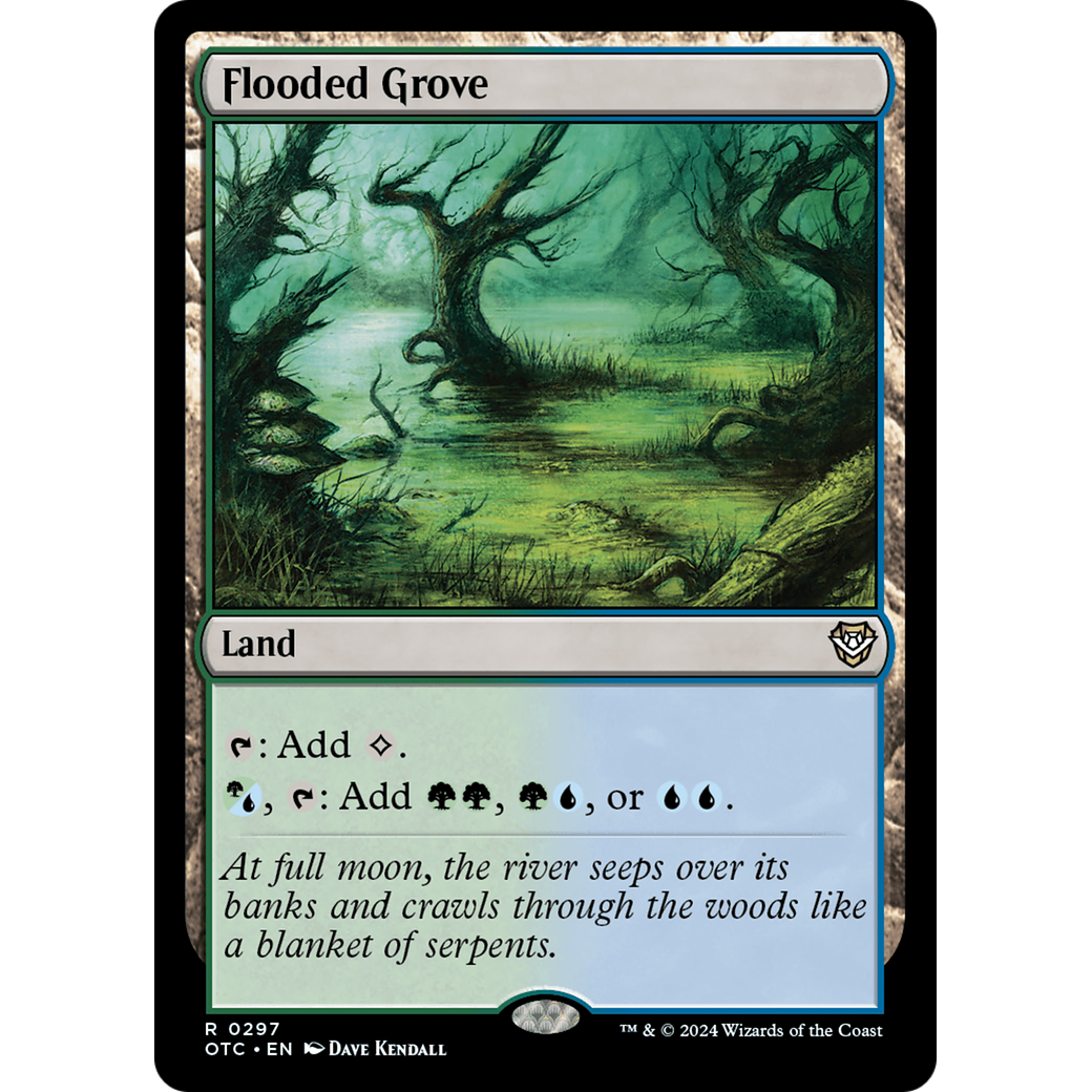 Flooded Grove (OTC-297) - Outlaws of Thunder Junction Commander