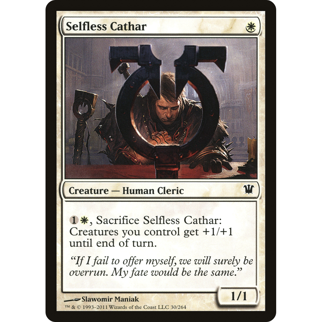 Selfless Cathar (ISD-030) - Innistrad