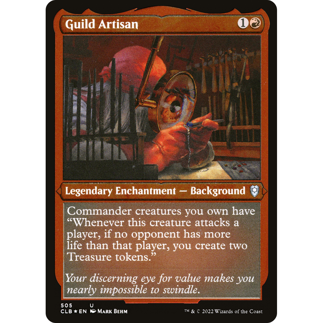 Guild Artisan (CLB-505) - Commander Legends: Battle for Baldur's Gate Etched Foil