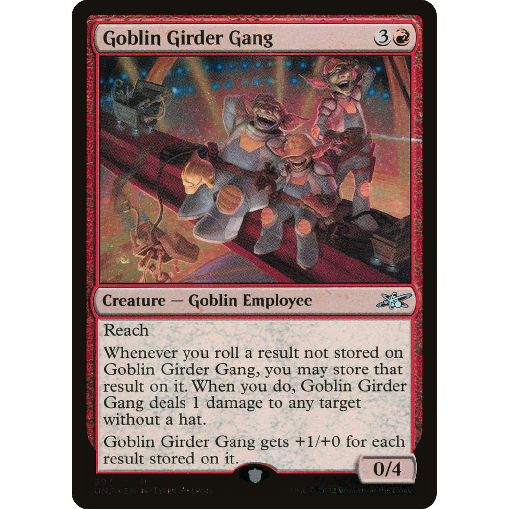 Goblin Girder Gang (Galaxy Foil) (UNF-397) - Unfinity Foil