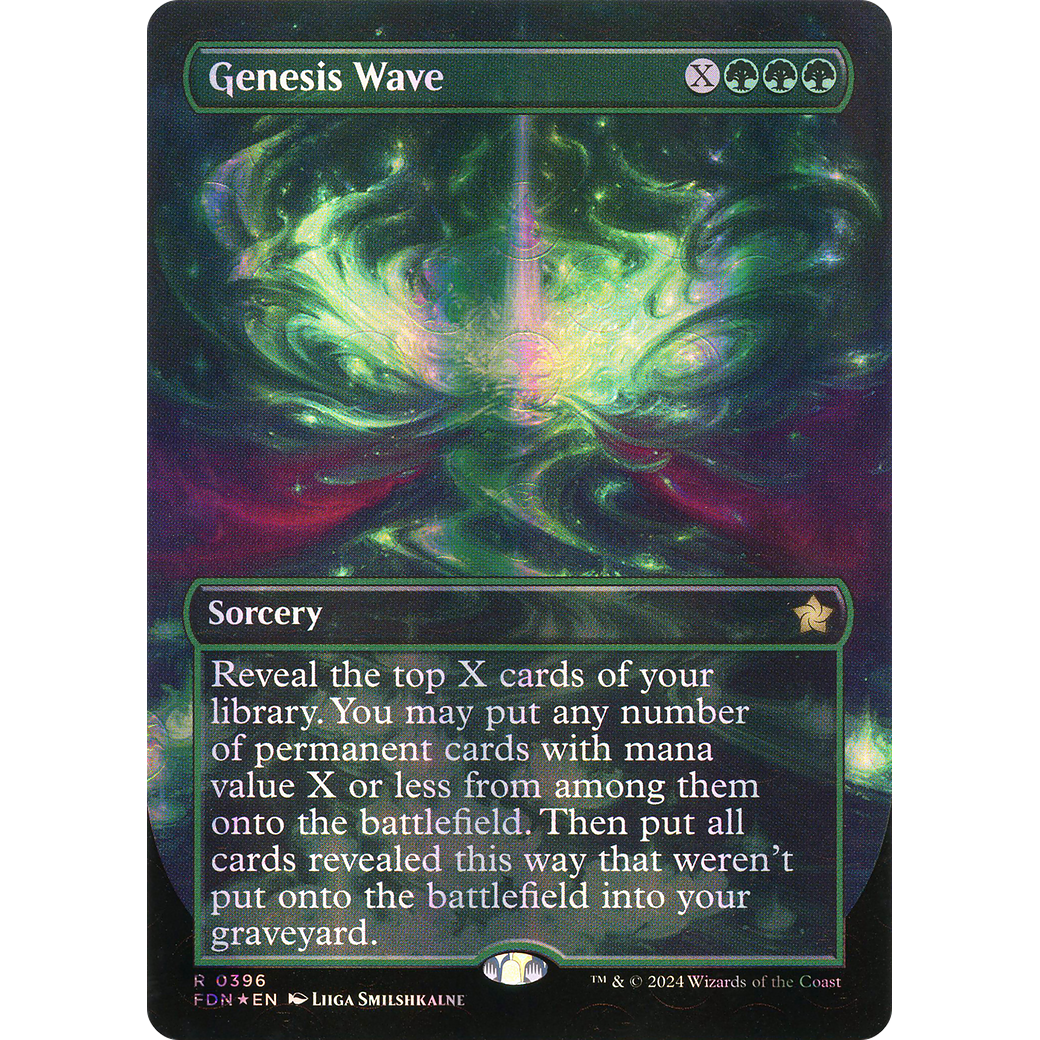 Genesis Wave (FDN-396) - Foundations (Borderless) Foil