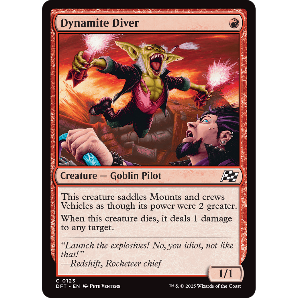 Dynamite Diver (DFT-123) - Aetherdrift Foil