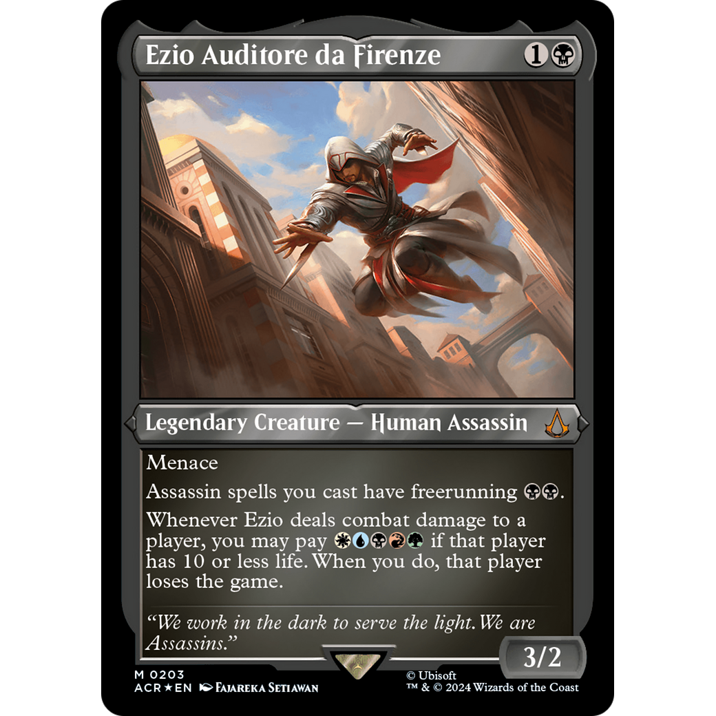 Ezio Auditore da Firenze (ACR-203) - Assassin's Creed Etched Foil