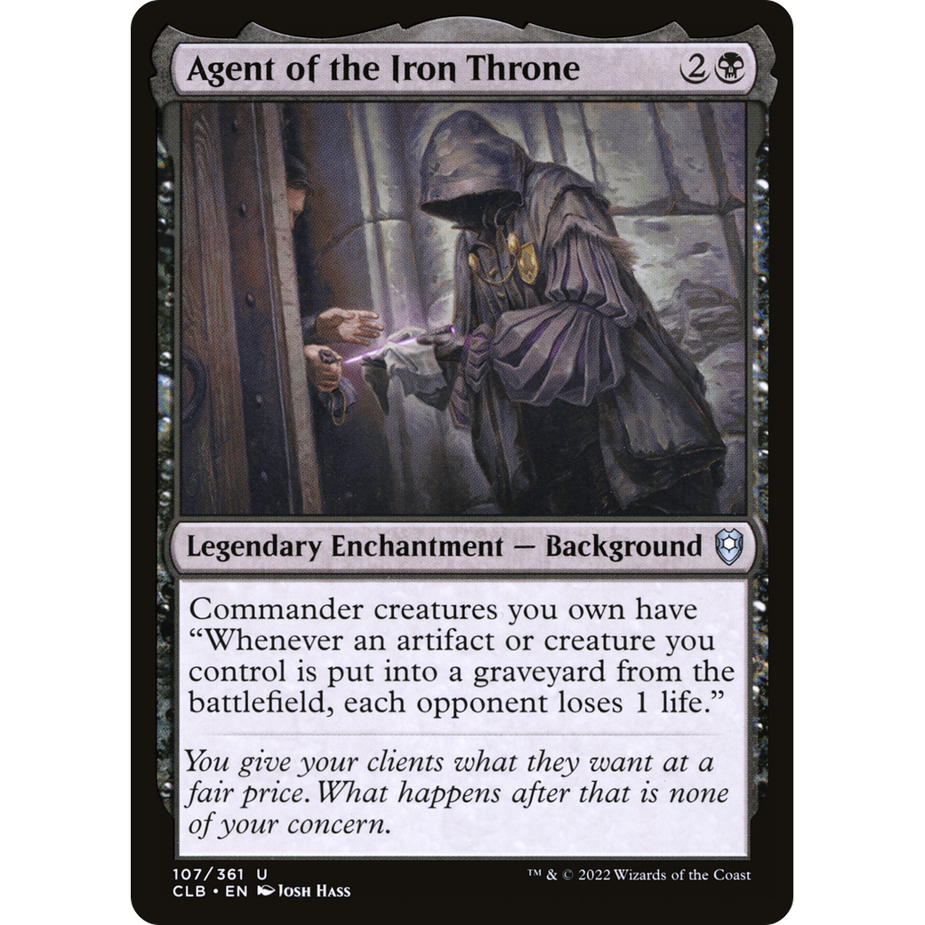 Agent of the Iron Throne (CLB-107) - Commander Legends: Battle for Baldur's Gate Foil