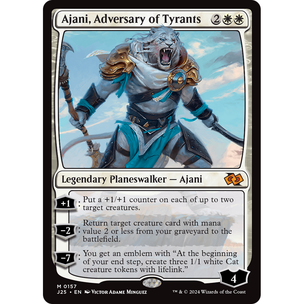 Ajani, Adversary of Tyrants (J25-157) - Foundations Jumpstart