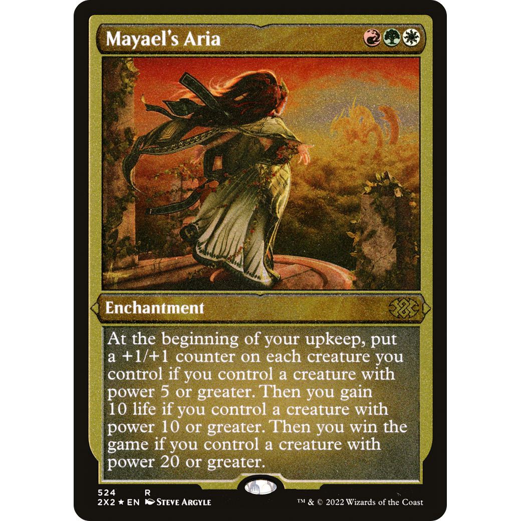 Mayael's Aria (Foil Etched) (2X2-524) - Double Masters 2022 Foil