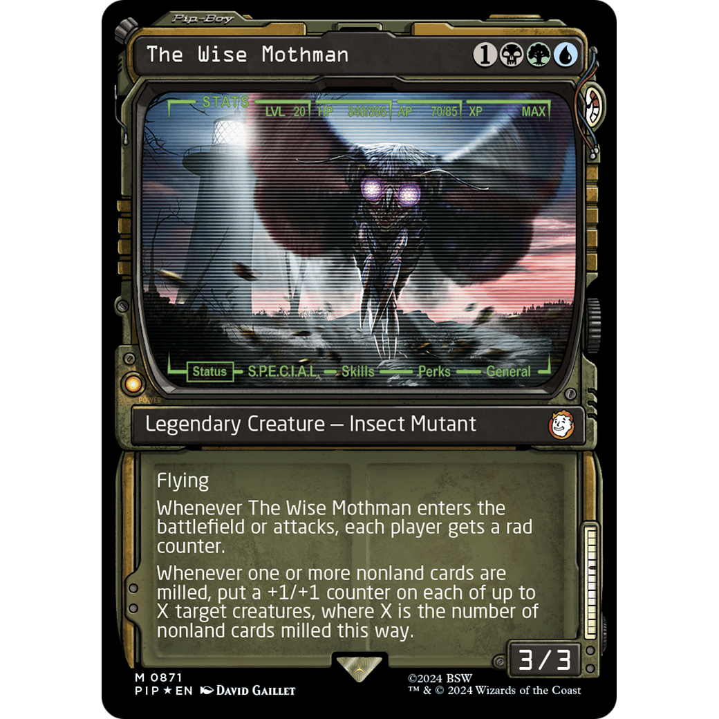 The Wise Mothman (PIP-871) - Fallout: (Showcase) Foil