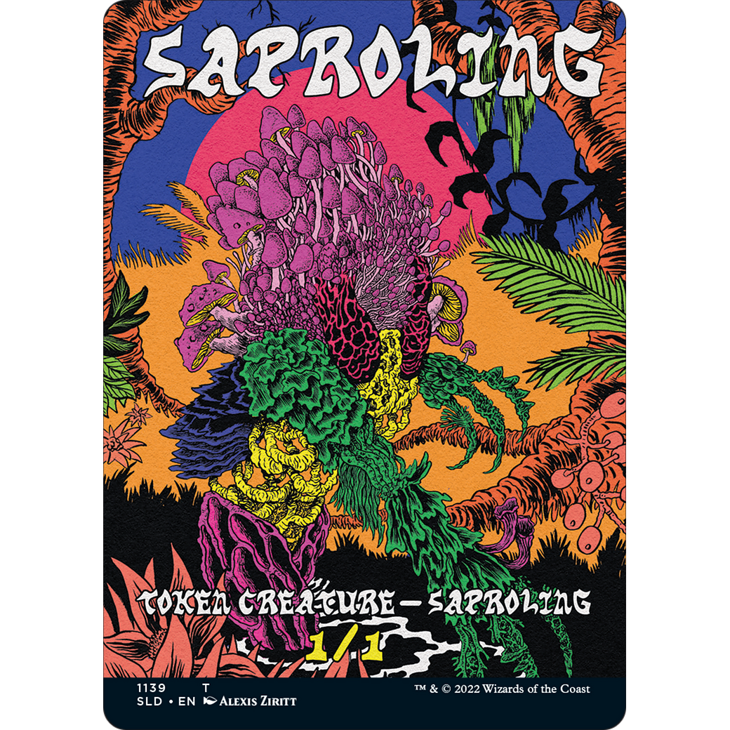 Saproling Token (SLD-1139) - Secret Lair Drop (Borderless)