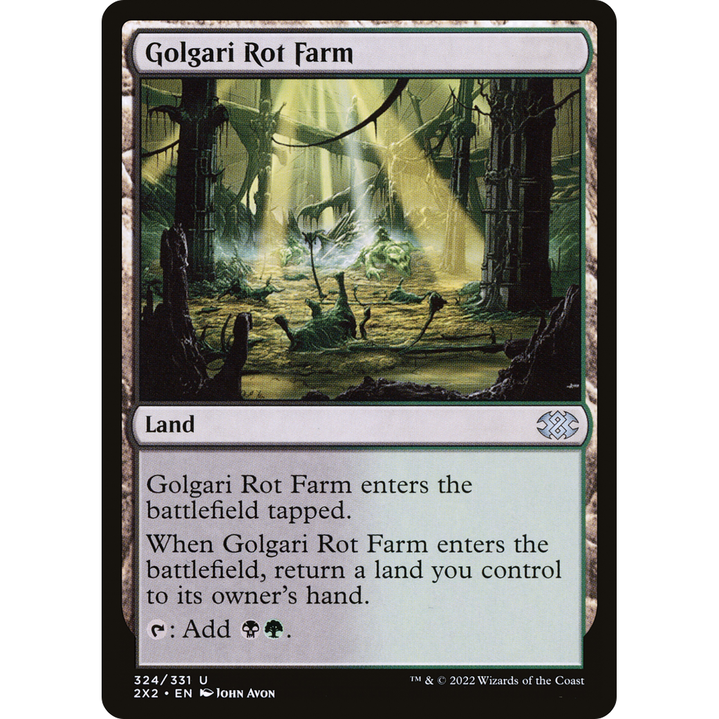 Golgari Rot Farm (2X2-324) - Double Masters 2022