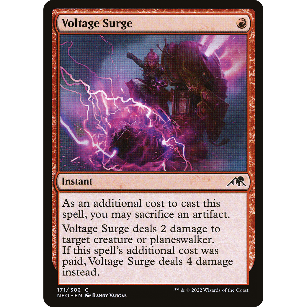 Voltage Surge (NEO-171) - Kamigawa: Neon Dynasty