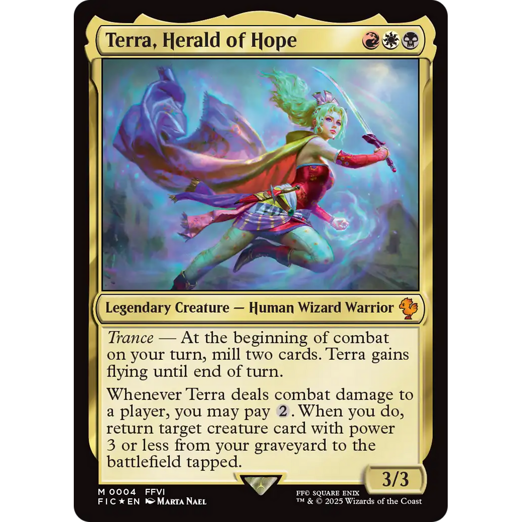 Terra, Herald of Hope (FIC-004) - Commander: FINAL FANTASY